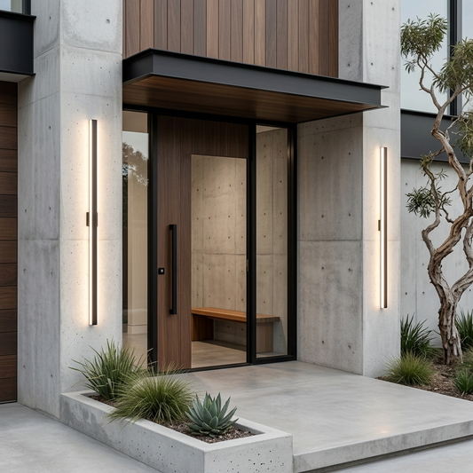 Elara Haus Smart App-Controlled Exterior Linear LED Wall Sconce