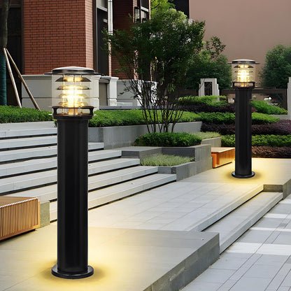 Waterproof Cylinder Tiered LED Outdoor Landscape Lighting 1