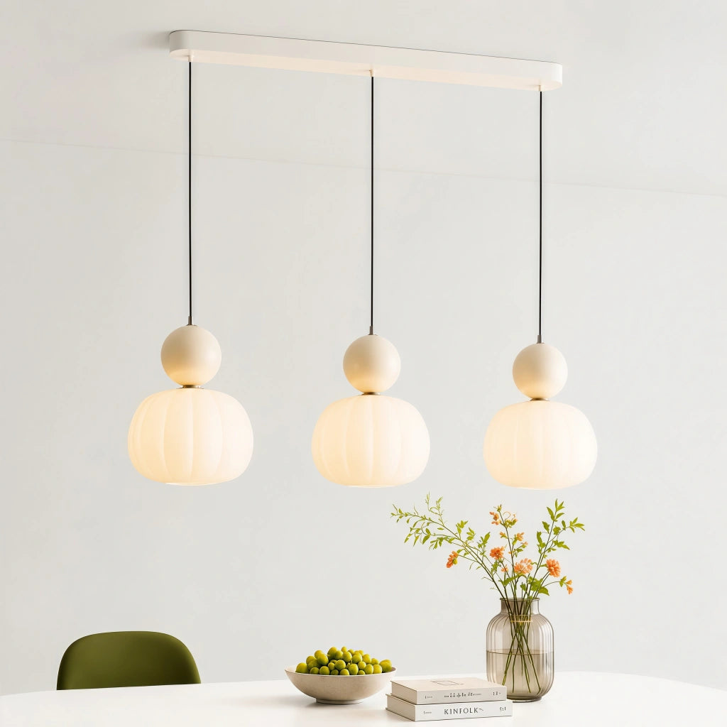 Scout Cream Art Deco Pendant Light 14