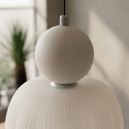 Elara Haus Two Tier Gourd Glass Pendant Lamp