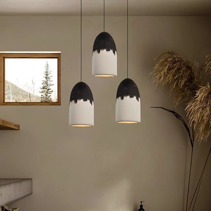 Elara Haus Two Tone Bullet Shade Ceiling Pendant Light