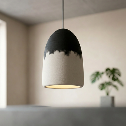 Elara Haus Two Tone Bullet Shade Ceiling Pendant Light
