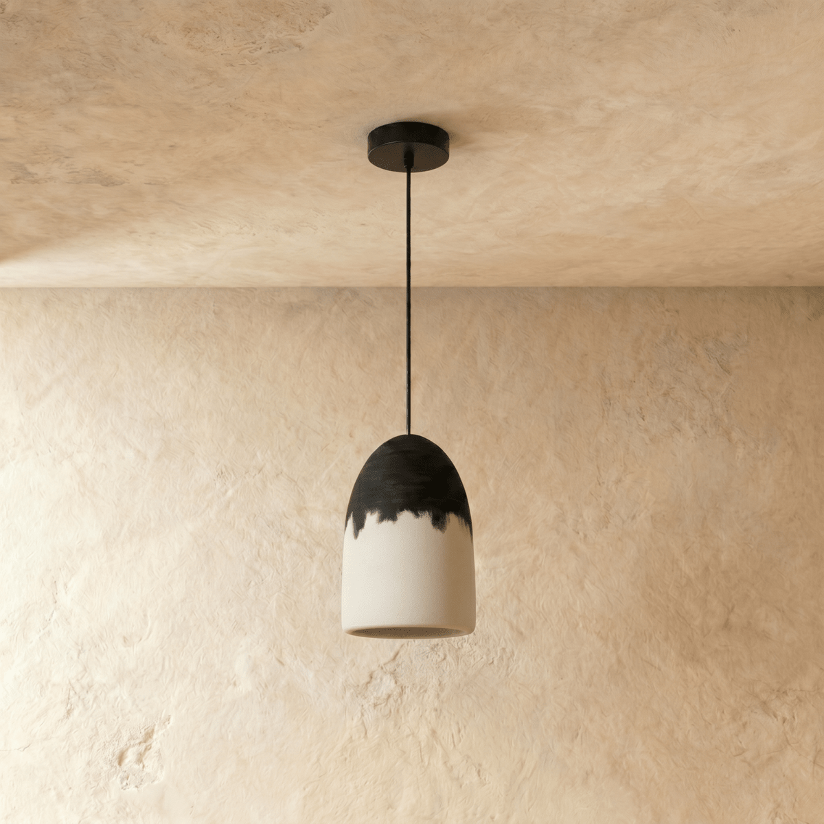 Elara Haus Two Tone Bullet Shade Ceiling Pendant Light