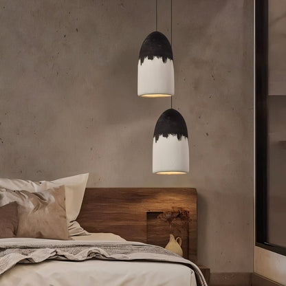 Elara Haus Two Tone Bullet Shade Ceiling Pendant Light