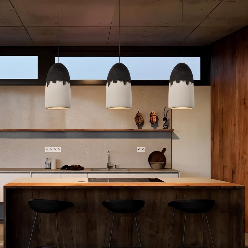 Elara Haus Two Tone Bullet Shade Ceiling Pendant Light