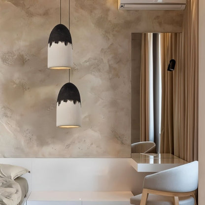 Elara Haus Two Tone Bullet Shade Ceiling Pendant Light