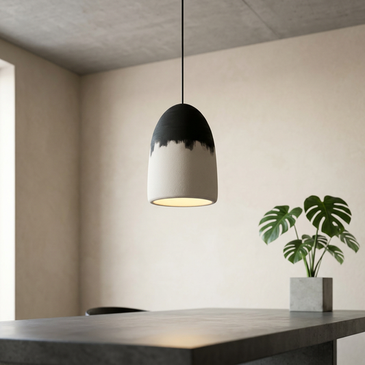 Elara Haus Two Tone Bullet Shade Ceiling Pendant Light