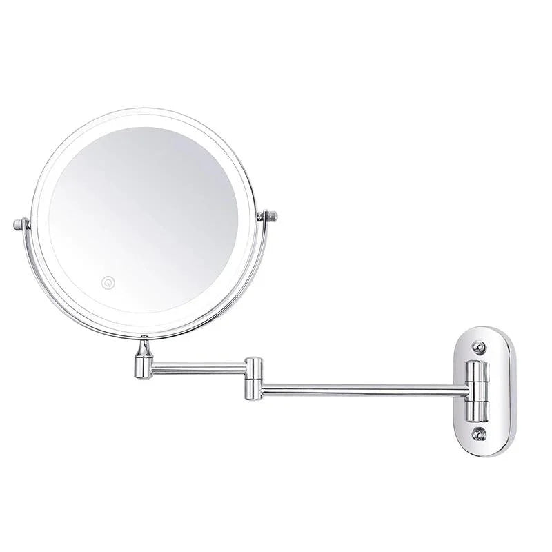 Elara Haus Vanity Mirror with Lights - Chrome Finish LED Makeup Mirror