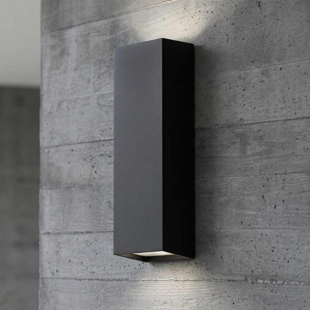 Elara Haus Vertical Outdoor LED Wall Sconce