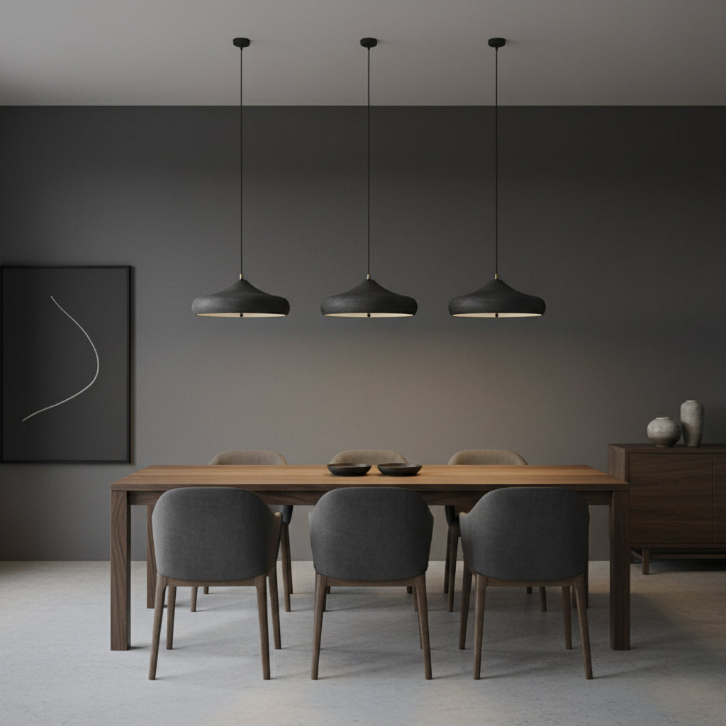 Elara Haus Wide Flaired Dome Pendant Lamp