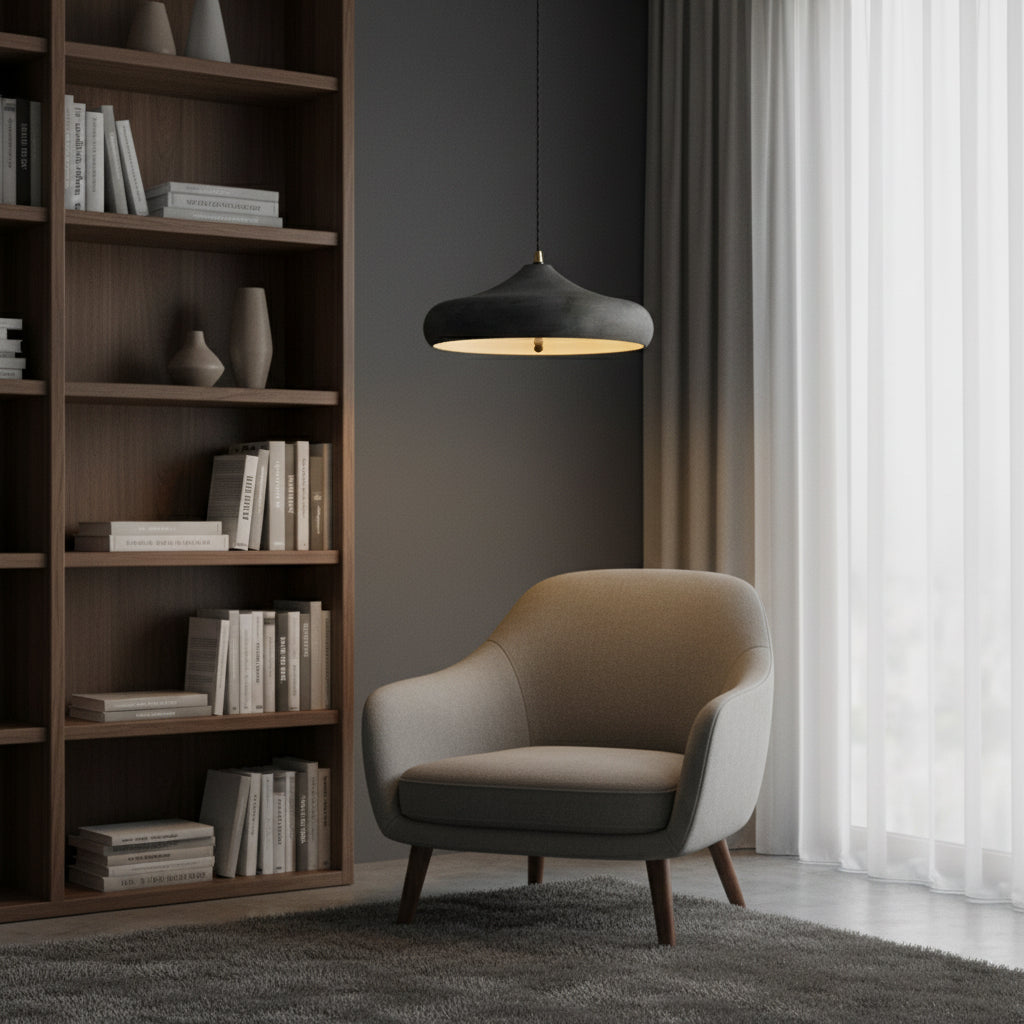 Elara Haus Wide Flaired Dome Pendant Lamp