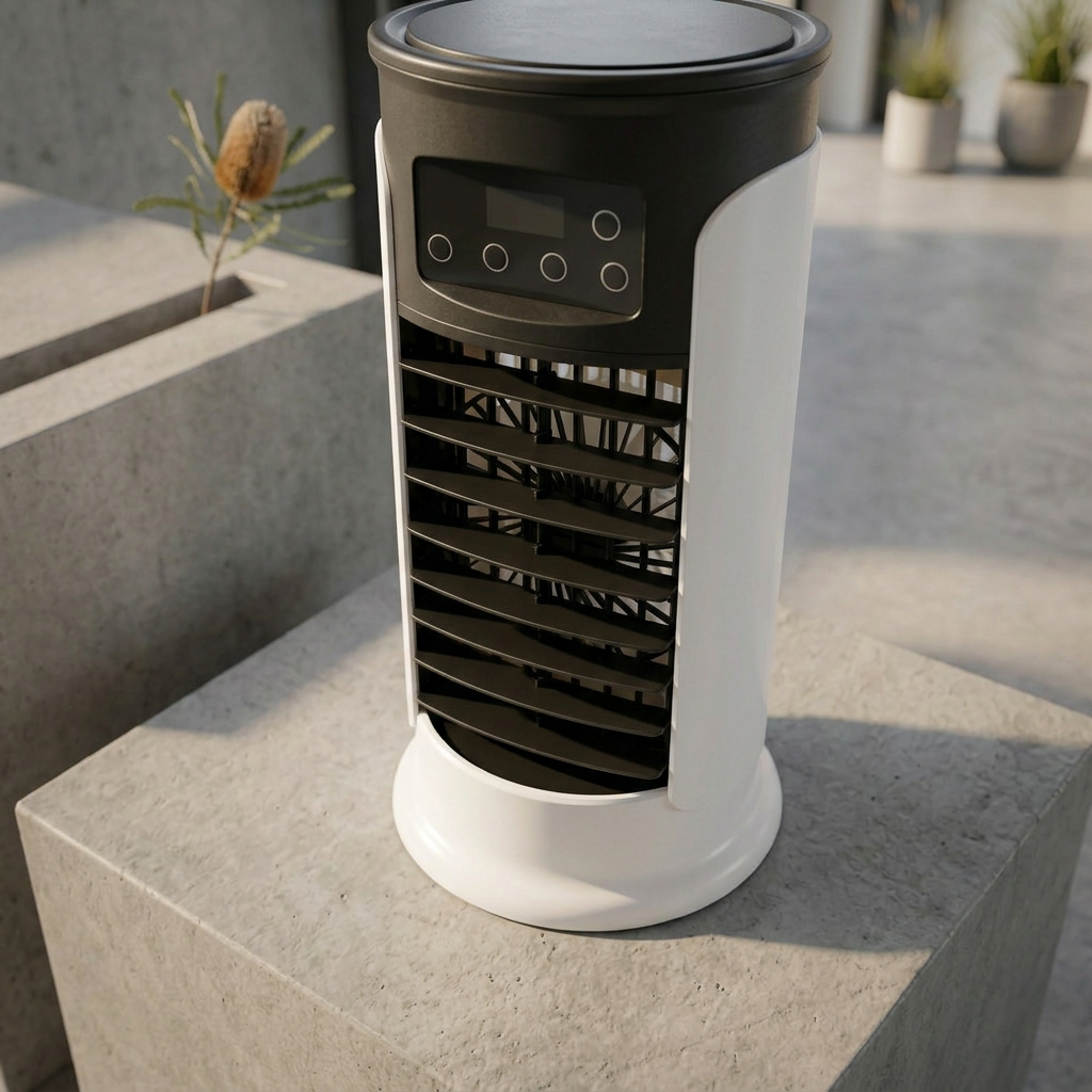 Elara Haus Portable Evaporative Air Cooler with Digital Display & Mist Humidifier