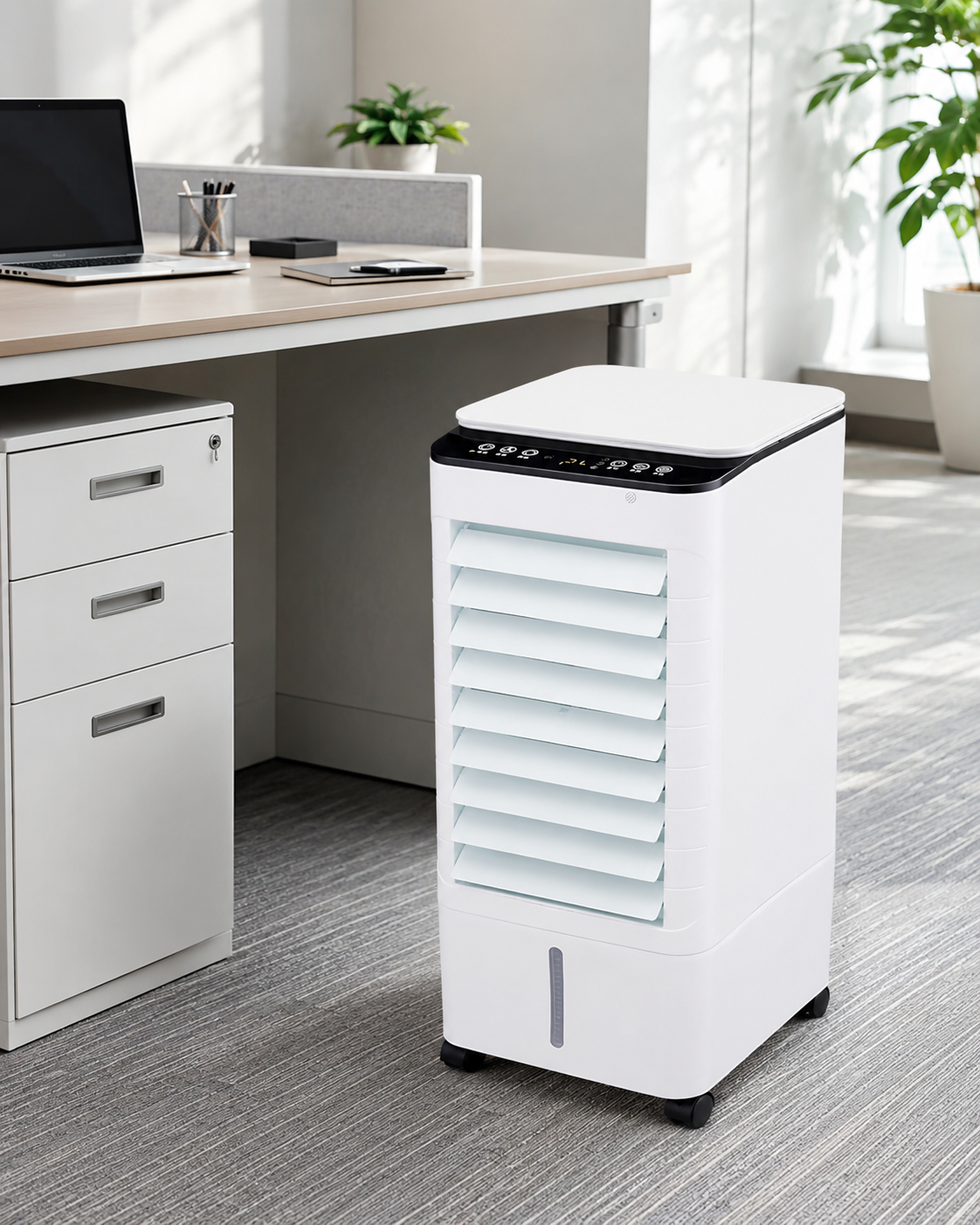 Portable Air Cooler with Digital Control Panel – Wheeled Base