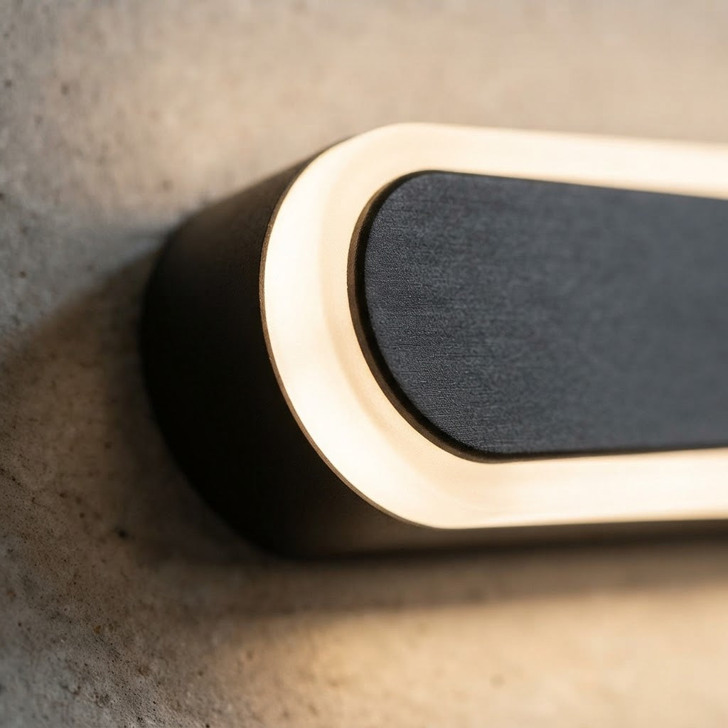 Rounded Edge Aluminium Outdoor Wall Light – IP65 Rated